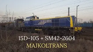 15D-105 + SM42-2604 z radwanami | Jarocin