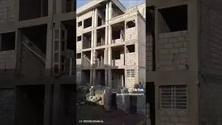 building in Ghana construction of 4 story building #buildingstructure #ghana #buildingproject #short