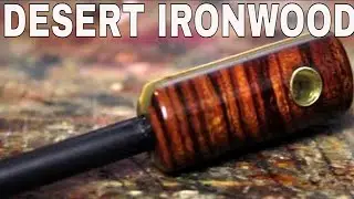 Desert Ironwood Ferro Rod, custom hand made camping gear from Wessex Blades