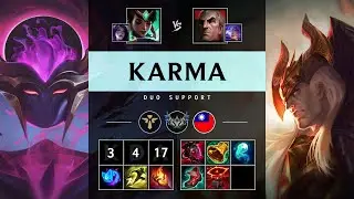 Karma Support vs Swain - TW Challenger Patch 25.15