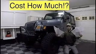 TOTAL COST to BUY and MODIFY my JEEP WRANGLER TJ - FULL BREAKDOWN!