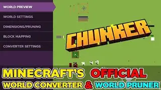 OFFICIAL Convert World between Bedrock & Java Minecraft | Chunker.app Complete Guide