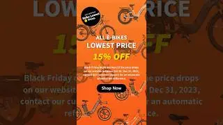 Black Friday Deals Are Here! 2023 ASOMTOM Ebike lowest price. #bicycle #electric #blackfriday