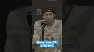 #Renegades QB Drew Plitt on their first #XFL loss of 2023.