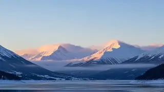 Instrumental Blues for Reflection &ndash; Serene Winter Landscape