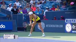 W&S Open: Halep vs. Stephens SF Highlights