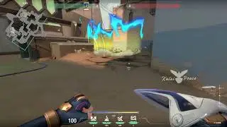 Neon stun setup for attacking B site from B long on Bind