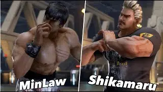MinLaw(Fujin) vs Shikamaru(Raijin) Crazy Ranked match: Tekken 7