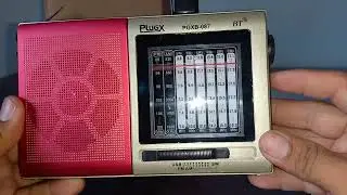 R&Aacute;DIO PORT&Aacute;TIL PLUGX-PGXB-087 R&Aacute;DIO REPRODUTOR DE SOM COM BLUETOOTH USB E FM.