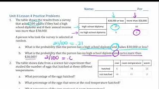 U8L4 Homework Solutions