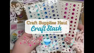 Craft 👩&zwj;🎨 Stash 🎁 Unboxing Review | Paper Crafting Supplies 🛍 Haul