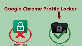 how to lock chrome browser with password in pc