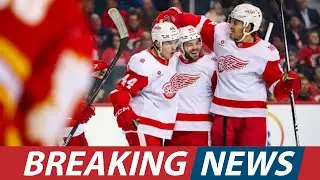 Simon Edvinsson Returns! Red Wings Face Oilers  NHL Highlights। USA NEWS TODAY