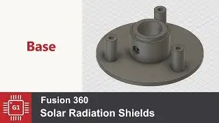 Fusion 360 - Профессиональная метеостанция, датчик температуры и влажности. (монтажная тарелка)