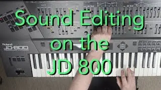 Sound Editing on the JD-800