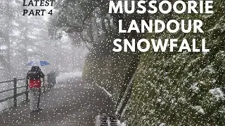 Heavy Snowfall Started in Mussoorie Landour || Part 4