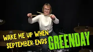 #GreenDay #WakeMeUpWhenSeptemberEnds #drumcover by Larisa Veshkina #drumgirl #drums #барабанныйкавер
