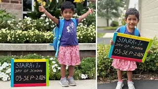 Siara's 1st Day of Pre School