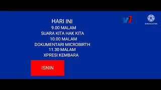 Daliy Showtimes (Jan 2, 2017): TV1 Mewarnaimu