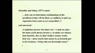 Prof. Ralph Dennis Cook | Model-based sufficient dimension reduction for regression