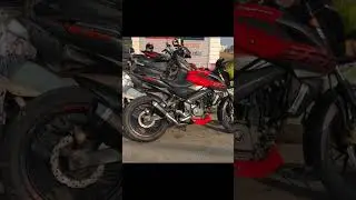 Modified Ns200 with Akrapovic #akrapovic #ns200 #ns200bs4 #loud #Biker_Bibek