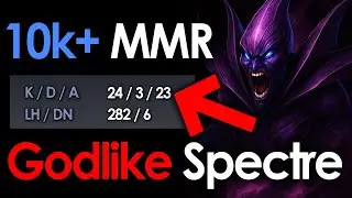 10k+ MMR Spectre &mdash; Easy Position Carry (Immortal) | Patch 7.39e