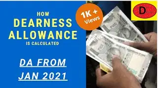 DA Calculation Jan 2021