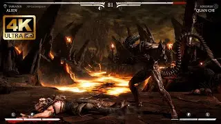 Alien vs Quan Chi - Mortal Kombat X