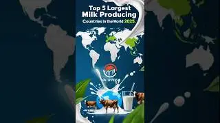 Top 5 Largest Milk Producing Countries in the World 2025 🐮🥛