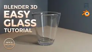 Create Realistic Glass Material In BLENDER Cycle Render | Studio Lighting#blender #blendertutorial