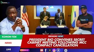 President Bio Convenes secret Cabinet Meeting Following MCC Compact Cancellation