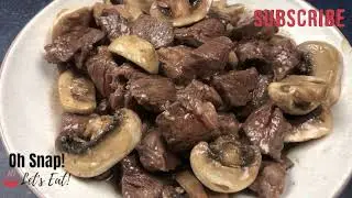 Chinese Beef with Mushroom