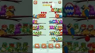 Bird Sort 2 Level 447 Solution | #birdsort #birdsortpuzzle #birdsortcolorpuzzle #birdsortcolor