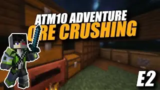 Ore Doubling And Iron Mining! Minecraft ATM 10 Playthrough. E2