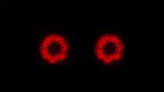 Creepy eyes for Halloween 1 hour (red)
