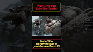 We Can Ride the Trolls? #godofwar #kratos #gaming #gameplay #troll #funnygameplay  #norsegods