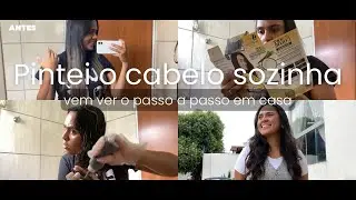 PINTEI O CABELO SOZINHA EM CASA, passo a passo, castanho escuro - SOFT COLOR WELLA