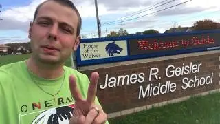 Mr. Peace Visits Geisler Middle School in Walled Lake, Michigan