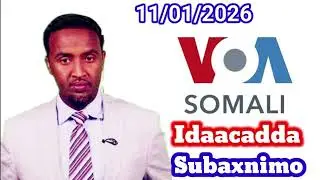 VOA Somali Radio Idaacadda Subaxnimo11.01.2026