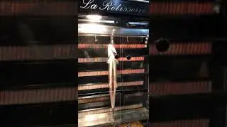 Salmon on spit Chef Nicholas Poulmentis, Greek , Mediterranean, organic healthy wild