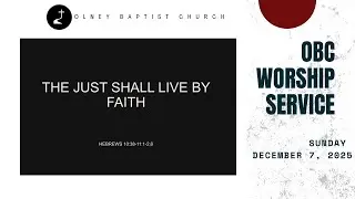 Live Sunday Service - December 7, 2025