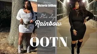 Plus Size Rainbow OOTN | Collab ft. Victoria LaShay