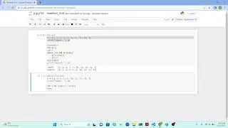 2. Insertion Sort in Python.