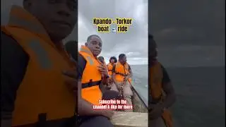 🚤 Kpando Torkor Boat Ride 🇬🇭 #shorts