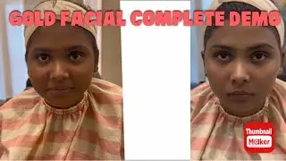 Gold Facial Complete Demo By Asma Doll