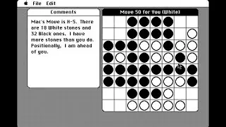Apple Macintosh Longplay - Reversi (1984) Robert J. Woodhead