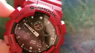como configurar la hora en G-Shock 2A replica modelo GA-100