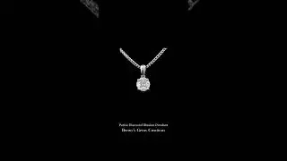 Petite Diamond Illusion Pendant #youtubeshorts #diamondpendant