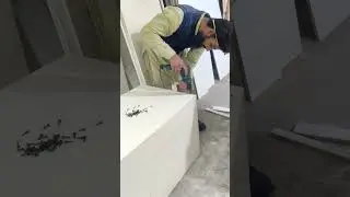 PVC Board Kitchen Cabinet installation...❤️❤️❤️❤️❤️#carpenterzahid #interiordesign #woodworking