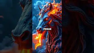 Los caballos con cabezas de le&oacute;n que escupen fuego 😱🔥 | Misterios del Apocalipsis  #shorts